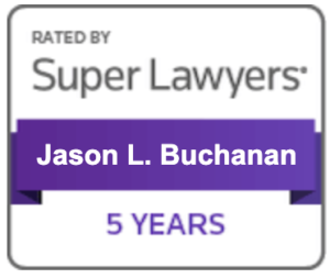 Jason Buchanan Rated by Super Lawyers for 5 years